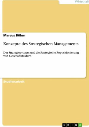 Konzepte des Strategischen Managements