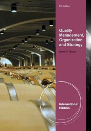 Quality Management, Organization, and Strategy