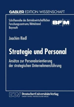 Strategie Und Personal