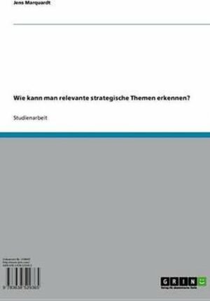 Wie kann man relevante strategische Themen erkennen?